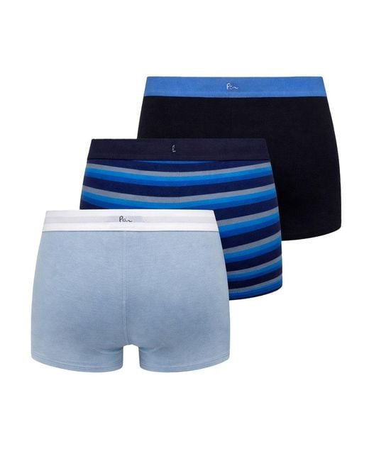 Paul Smith Blue Boxer Briefs 3-Pack