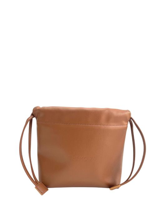 THEMOIRÈ Brown "Morea Raffia Small" Bag
