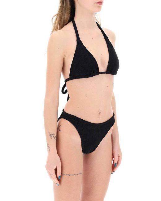 Hunza G Tammy Bikini Ingesteld Voor in het Black