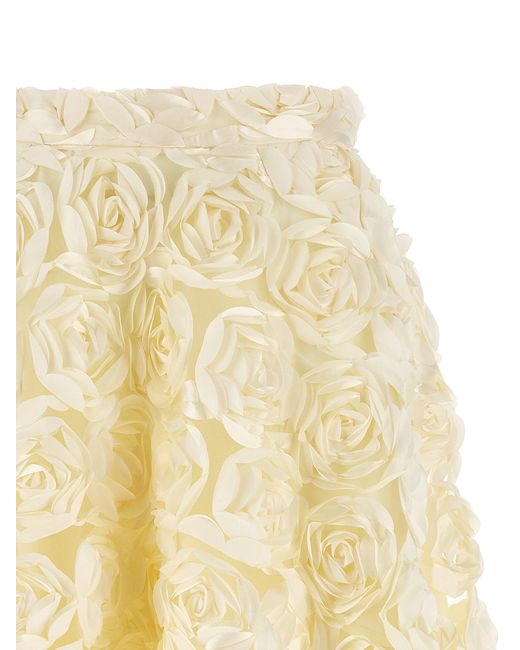 ROTATE BIRGER CHRISTENSEN Yellow 'Maxi Sun' Skirt