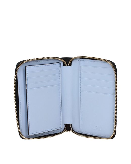 Versace Black Wallet Leather