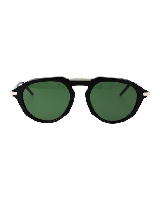 Gli Occhiali Da Sole Rotondi Gv40089 I 01 N di Givenchy in Green da Uomo
