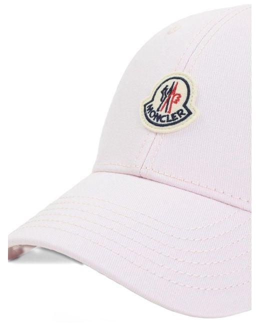 Moncler Pink Logo Baseball Cap