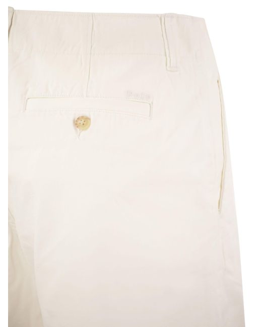 Polo Ralph Lauren Twill Chino Shorts in het White