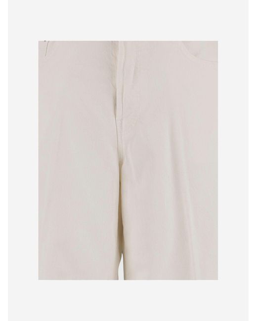 Haikure White Bethany Cotton And Linen Jeans