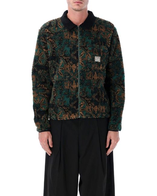 RVCA Black Walker Sherpa Jacket
