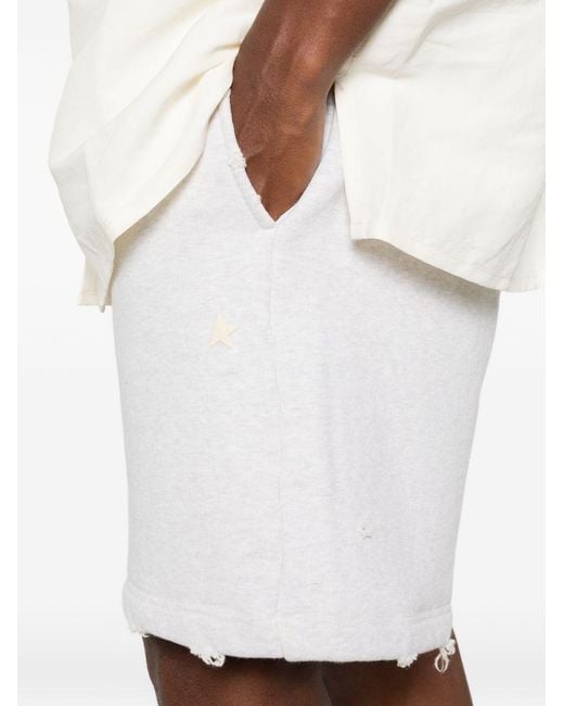 Golden Goose Deluxe Brand White Cotton Shorts for men