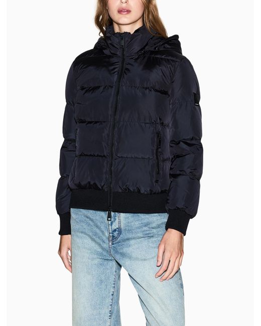 Manteaux Noir ARMANI EXCHANGE en coloris Blue