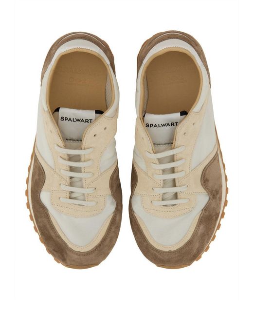 Spalwart White Marathon Trail Low Sneaker