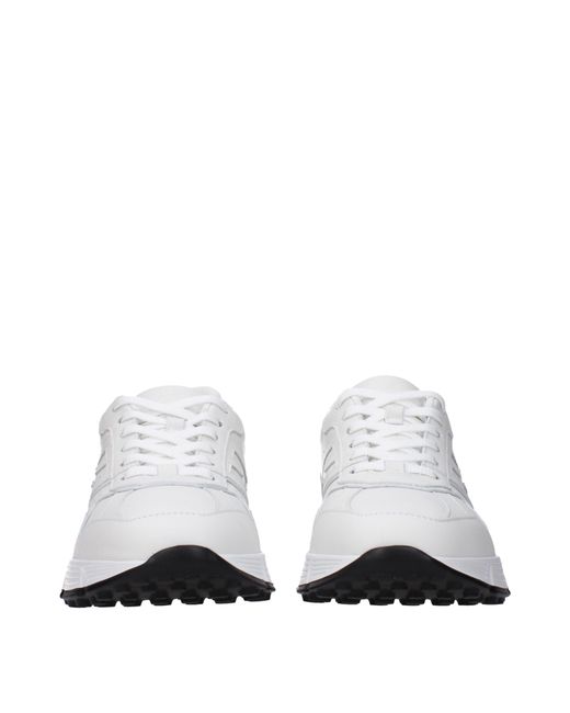 Hogan White Sneakers Hyperlight Uomo Pelle Bianco for men