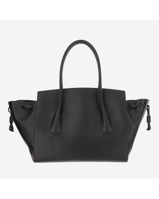 Jil Sander Black Ledertasche