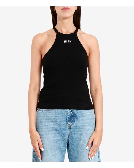 MSGM Black Top