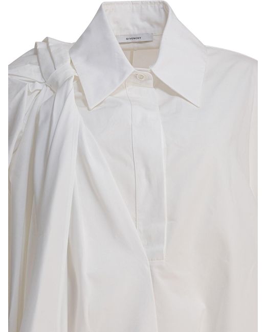 Givenchy White Cotton Poplin Shirt