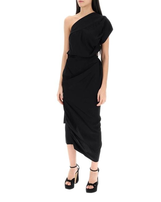 Vestido Andalouse drapeado Vivienne Westwood de color Black