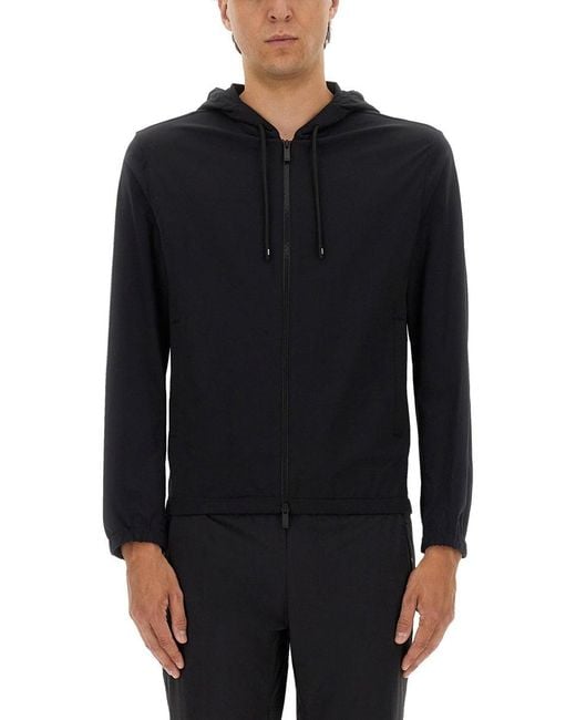 Boss Black Hooded Jacket