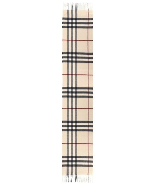 Burberry Metallic "Check" Scarf