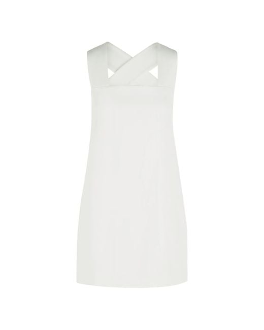 Khaite White Mella Dress