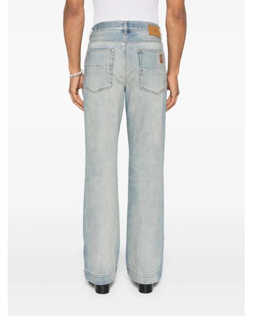 Amiri Straight Jeans in het Blue voor heren