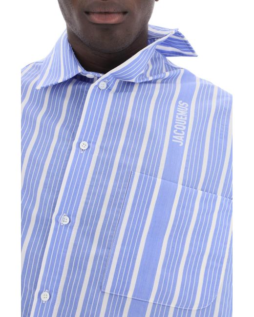 Jacquemus Checkte Hemd in Blue für Herren