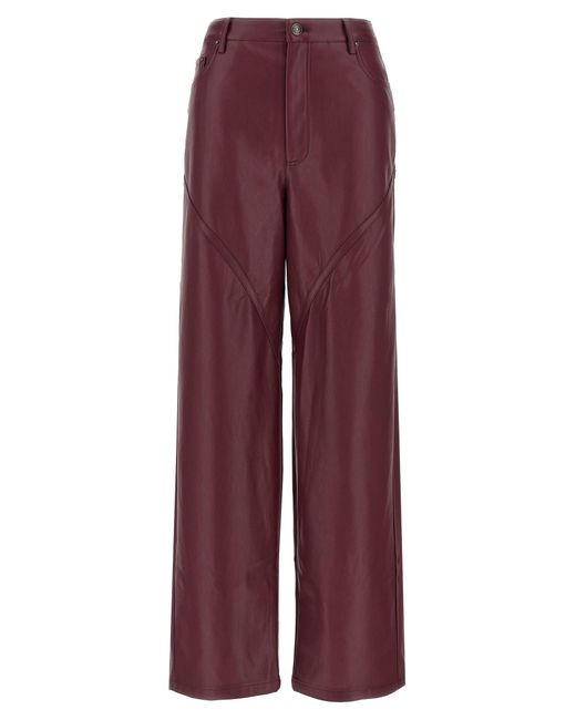 ROTATE BIRGER CHRISTENSEN Roteer Birger Christensen 'mid Tailed Piping' Broek in het Purple