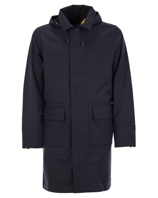 K-Way Blue Poirol Jacket for men