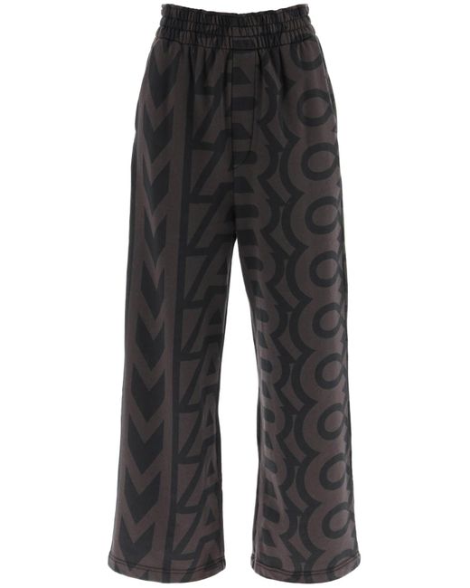 Marc Jacobs 'the Monogram Overtize Sweatpants' in het Gray