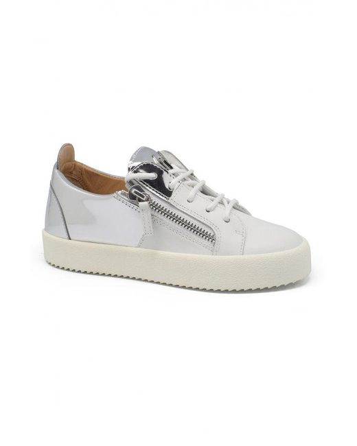 Giuseppe Zanotti White Double Sneakers