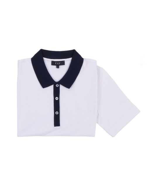 Polo Fay en coloris Blue