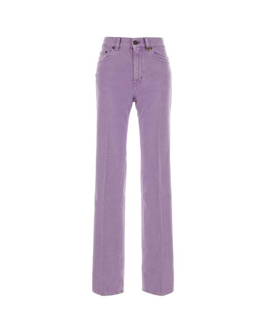Chloé Purple Lilac Denim Jeans