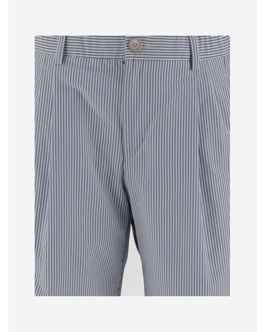 Herno Striped Short Hosen in Blue für Herren