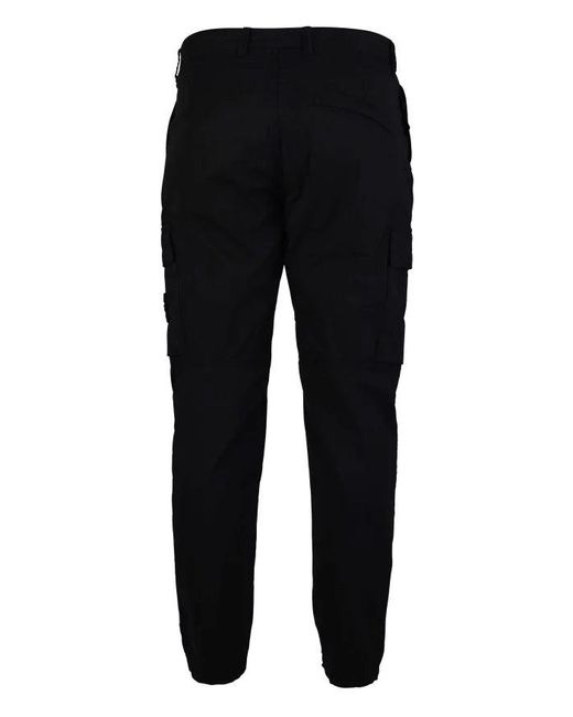 Stone Island Black Cargo Pants