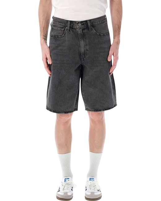 Levi's Gray Levi S 478 Baggy Denim Shorts for men