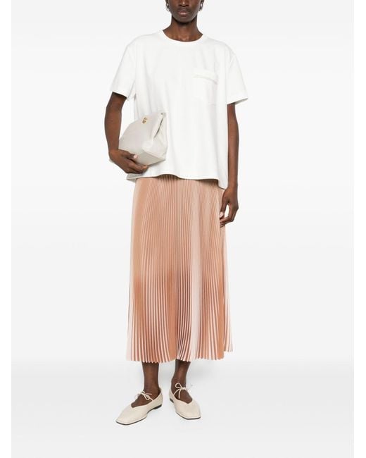 Fabiana Filippi White Crew-Neck T-Shirt