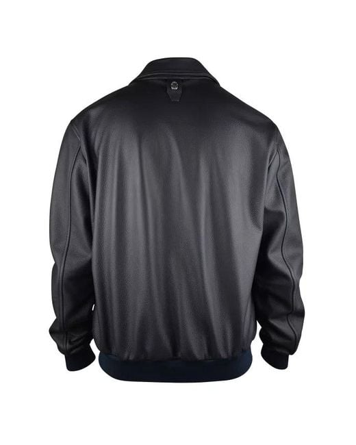 Billionaire Gray Leather Jacket