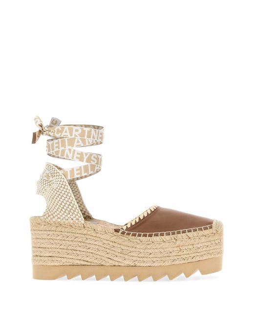 Stella McCartney Natural Wedge Gaia 80 Whipstitched Eco Alter Mat