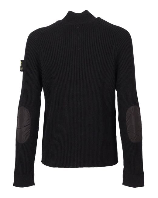 Premiata Black Ribbed Zip Up Nylon
