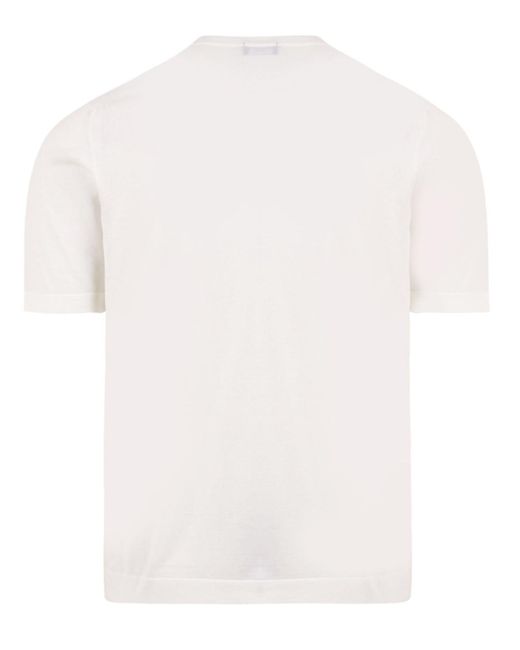 Drumohr White T Shirts And Polos for men