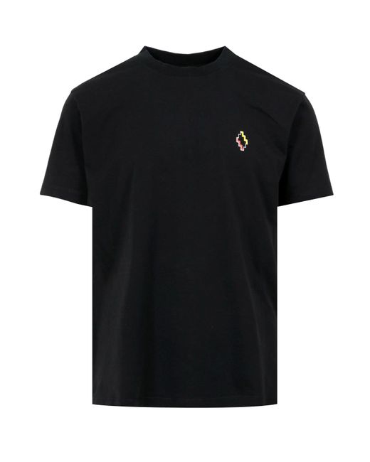 Marcelo Burlon Black T Shirts And Polos for men