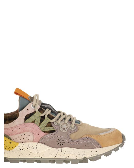 Flower Mountain Brown Yamano 3 Sneakers
