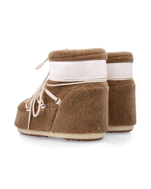Moon Boot Brown Flat Shoes