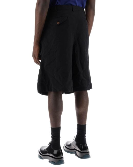 Comme des Garçons Geschichtete Bermuda -Shorts in Black für Herren