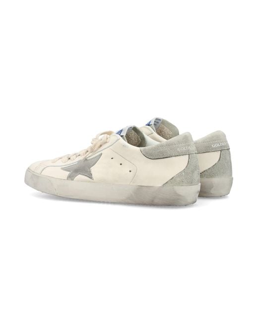 Golden Goose Deluxe Brand White Super-Star Vintage Sneakers for men