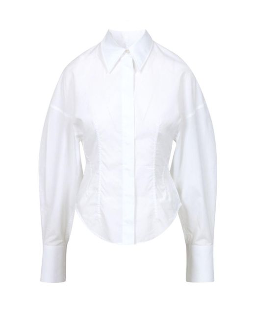 Sportmax Shirts Wit in het White