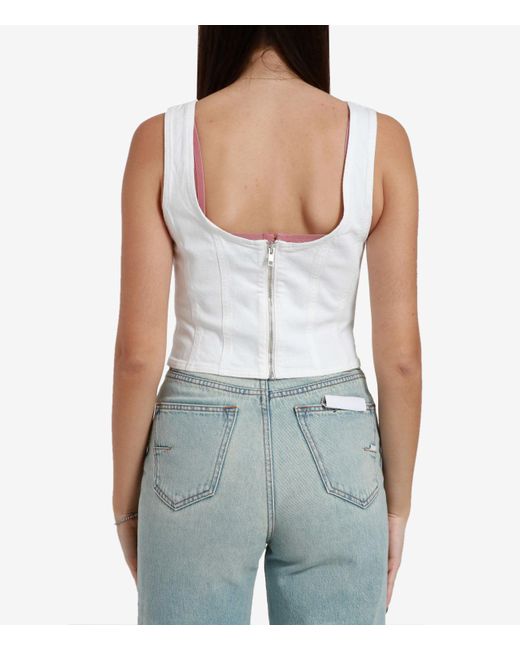 Grifoni Top Wit in het White