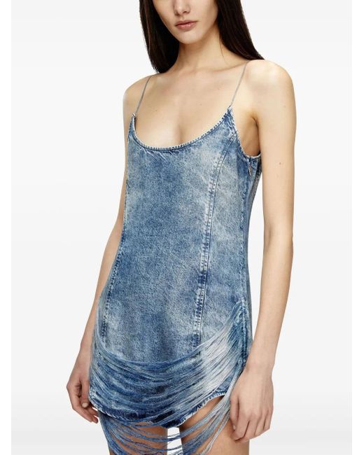 DIESEL Blue 'De-Dra-Short-Fsg' Dress