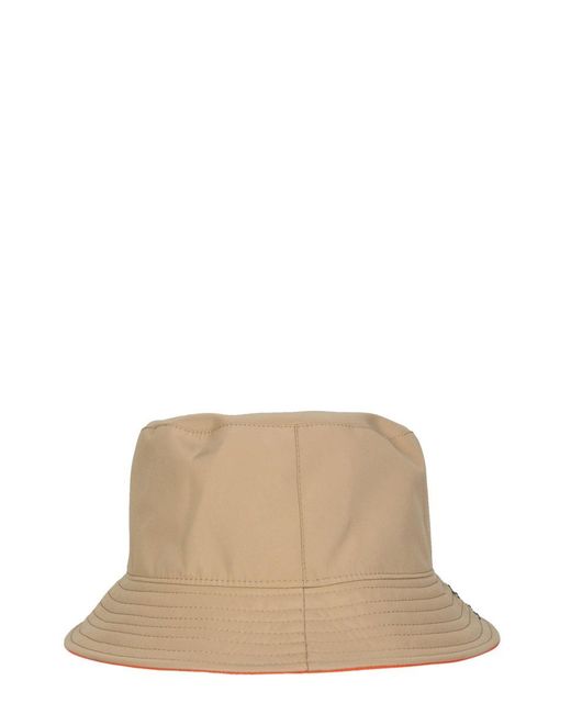 MSGM Natural Two-Tone Bucket Hat for men