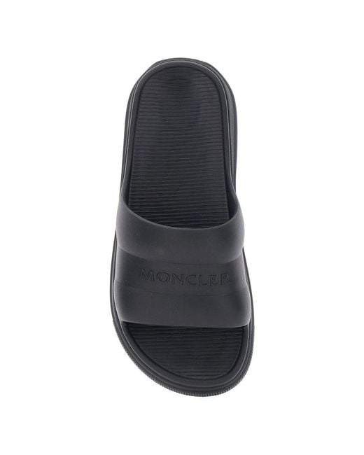 Moncler Black Altive Pool Slides