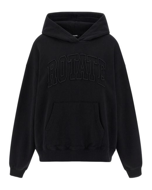 ROTATE BIRGER CHRISTENSEN Roteer Birger Christensen 'gewassen Zware Zweet' Hoodie in het Blue