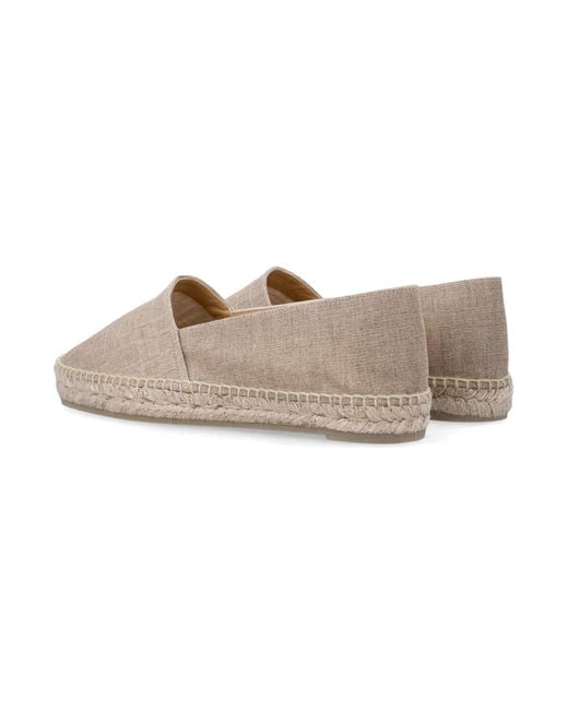 Castaner White Flache -Schuhe