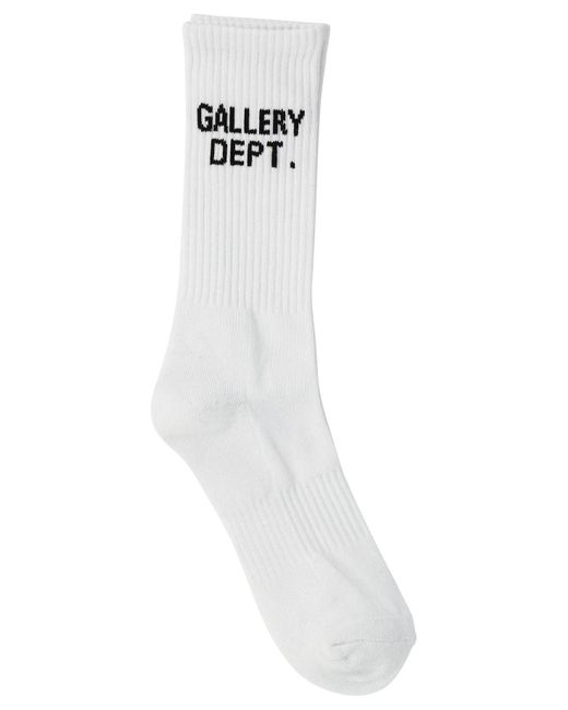 Calcetines de la galería del departamento "limpio" GALLERY DEPT. de hombre de color White